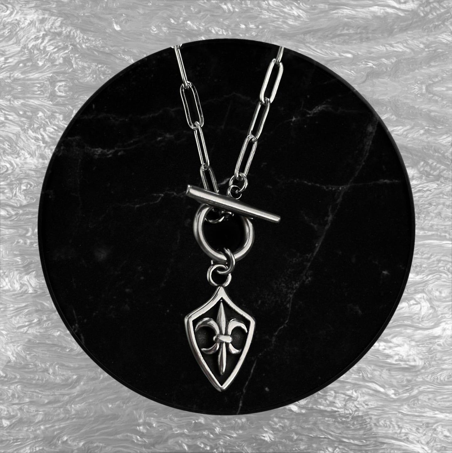 Joan's Shield Necklace